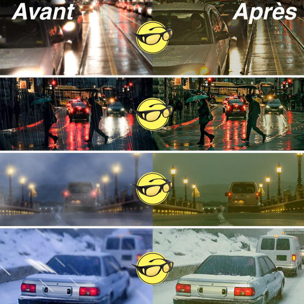 Lunettes de conduite à vision nocturne